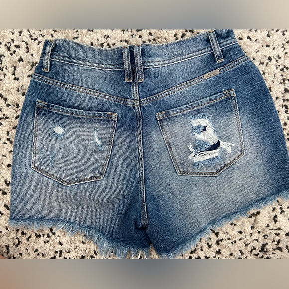 Kancan Denim Cutoff Button Fly Shorts - Picture 6 of 7
